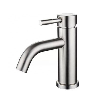 China Guangdong faucet supplier 304 Stainless steel Bathroom Basin Faucet